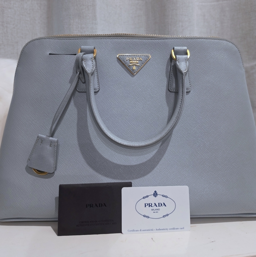 Prada Promenade Large Saffiano Leather Bag